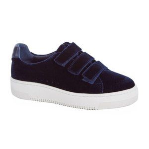 Sandro Paris Anita Velvet Chunky Sole Sneakers